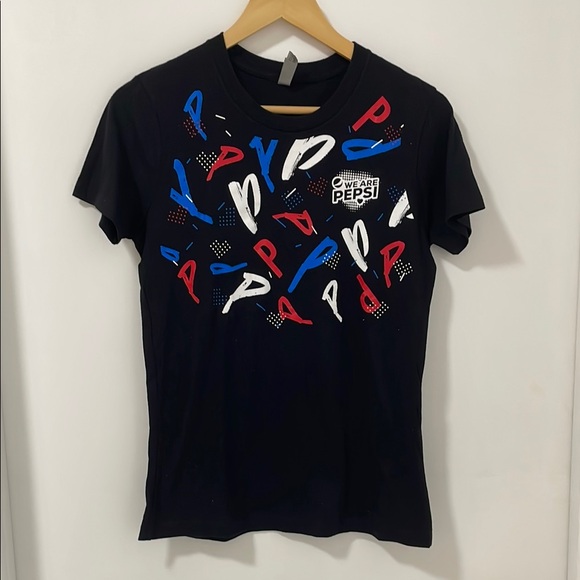 Pepsi Tops - Pepsi Graphic T-Shirt - Black, Red, Blue, White